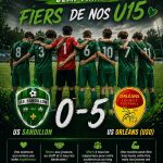 Fin de parcours pour les U15 de l&rsquo;équipe locale en coupe LOKO après une défaite.