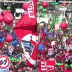 Manifestations en Belgique contre les réformes du système social, tensions croissantes.