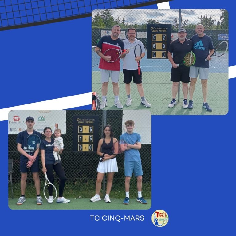 Tournoi interne 2026 : le Tennis Club Cinq-Mars la Pile dévoile les participants et les matchs prévus.