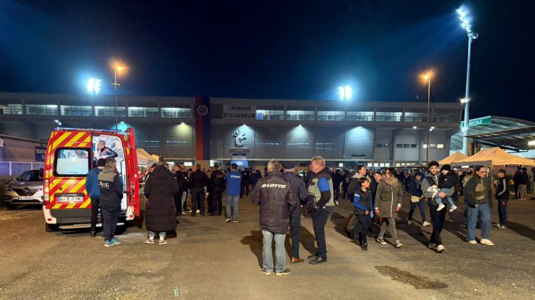 Des hommes cagoulés et armés de béquilles au stade Gaston-Petit à Châteauroux, aucune victime signalée.