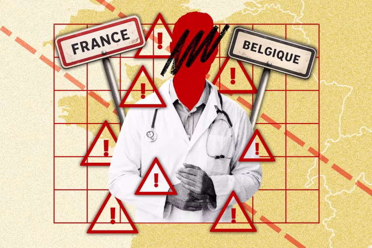 Des médecins radiés poursuivent leur activité en Belgique après avoir franchi la frontière.