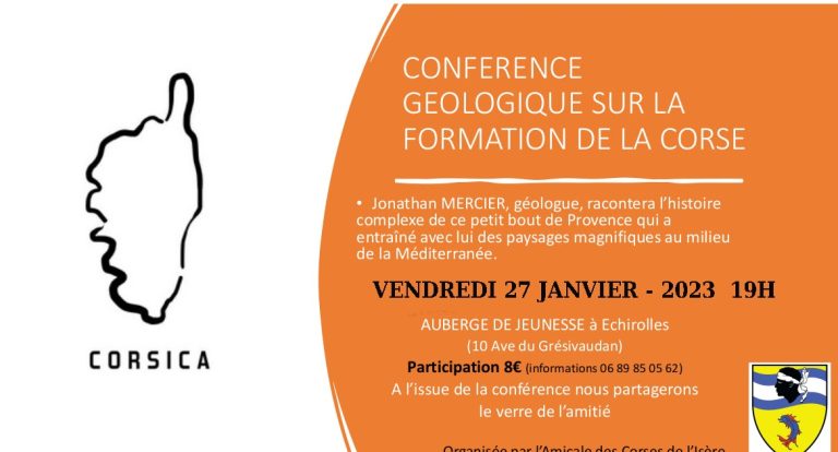 Conférence de l&rsquo;Amicale des Corses de l&rsquo;Isère sur la culture corse et son développement local