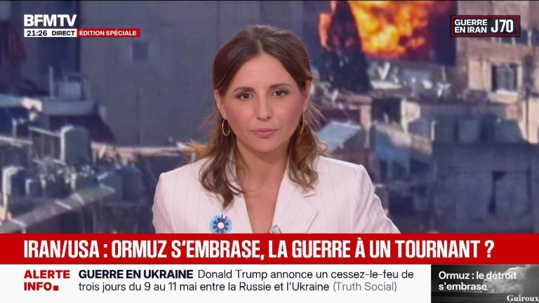 Alice Darfeuille présente l'édition spéciale de BFMTV sur les commémorations du 8 mai 2026.