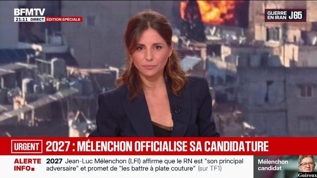 Alice Darfeuille présente l'édition spéciale de BFMTV sur les enjeux climatiques en France, le 3 mai 2026.