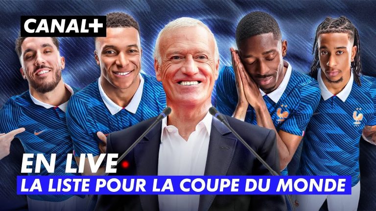 Annonce de la liste des Bleus pour la Coupe du Monde au sein de la rédaction foot de Canal+