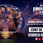 Conférence de presse UFC à la Maison Blanche : Gane, Pereira, Topuria et Gaethje présents.