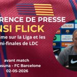 Conférence de presse de Hansi Flick avant le match Barça – Osasuna en Liga J34