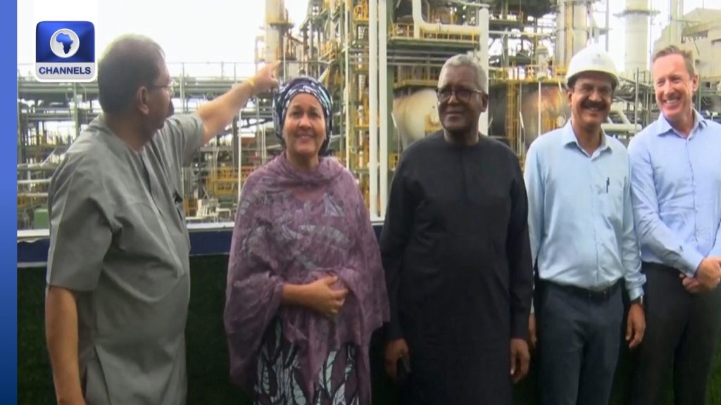Dangote se positionne comme clé pour lutter contre l'insécurité alimentaire en Afrique, selon Amina Mohammed.