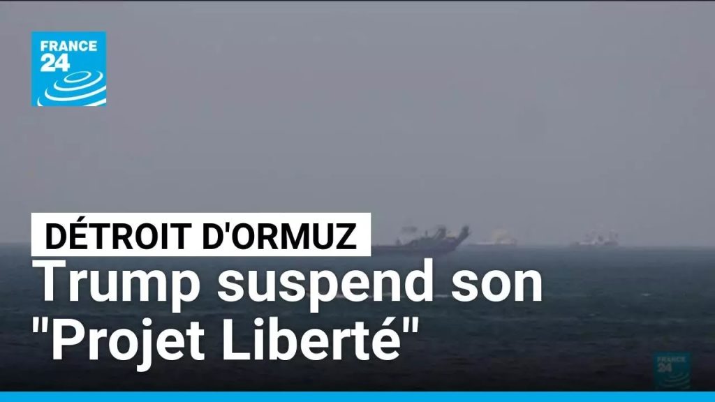 Donald Trump suspend l'opération d'escorte de navires dans le détroit d'Ormuz