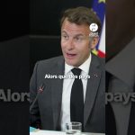 Emmanuel Macron dénonce l'écologie comme cible des extrêmes lors d'un discours.