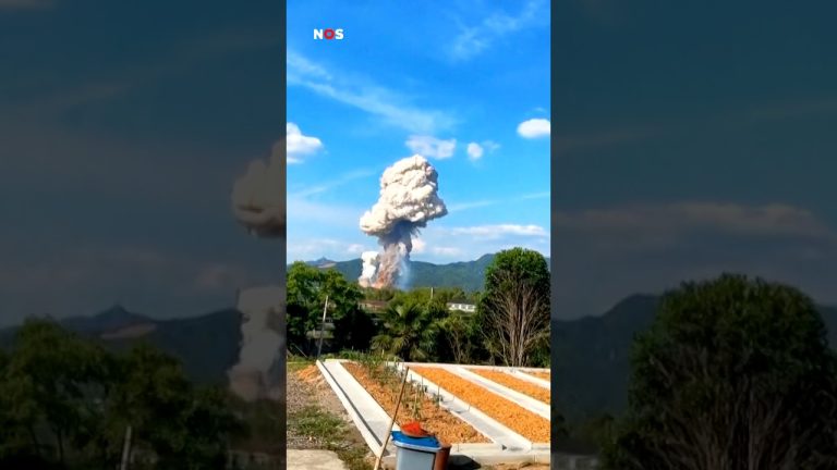 Explosion majeure dans une usine de feux d'artifice en Chine, plusieurs blessés signalés.