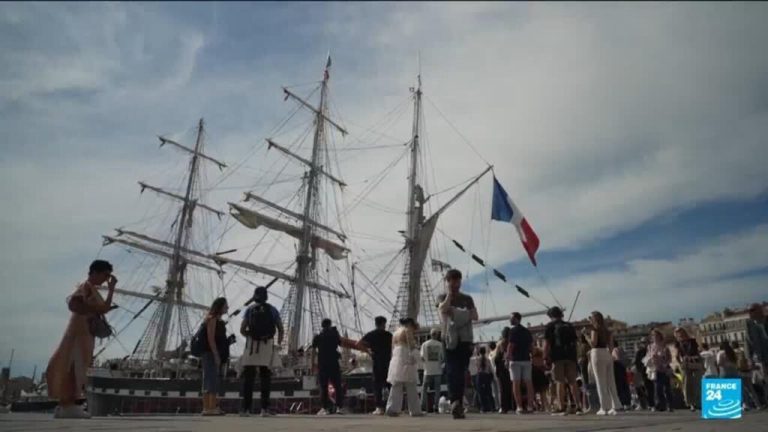 Le Belem revient à Marseille après deux ans d&rsquo;absence depuis les Jeux olympiques 2021.