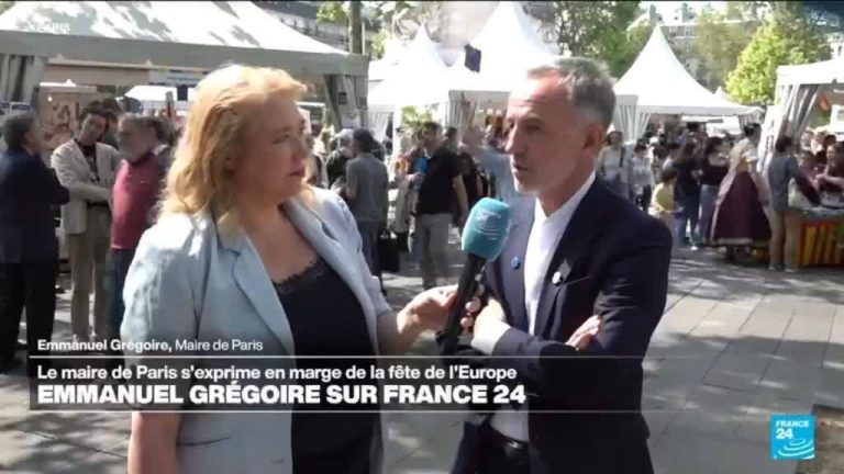 Emmanuel Grégoire, « européen convaincu », s&rsquo;exprime sur France 24 à l&rsquo;occasion de la Fête de l&rsquo;Europe.
