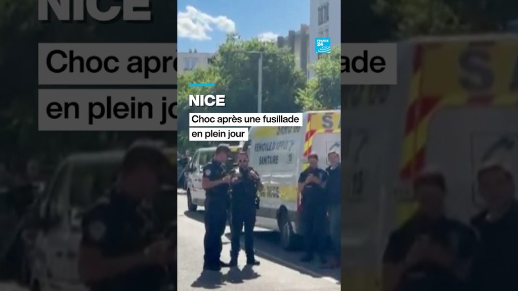Fusillade en plein jour à Nice : plusieurs blessés, enquête ouverte par la police.