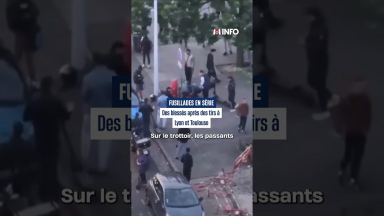 Fusillades à Lyon et Toulouse : plusieurs blessés signalés après des tirs.