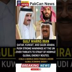Gulf Nations Alert UN on Risks of Hormuz Disruption to Regional Stability