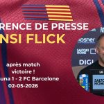 Hansi Flick s'exprime après le match Barça – Osasuna lors de la J34 de Liga