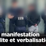 Interdiction de la manifestation d'ultradroite en France, verbalisations des militants néofascistes.