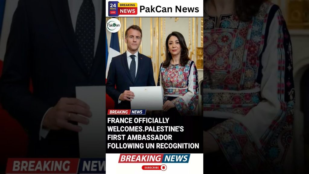 La France accueille l'ambassadeur palestinien dans un geste diplomatique significatif.