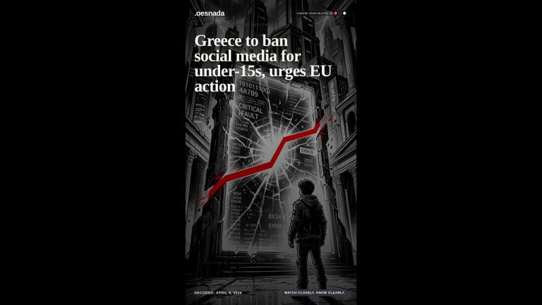 La Grèce interdit les réseaux sociaux aux moins de 15 ans, demande une action de l'UE.