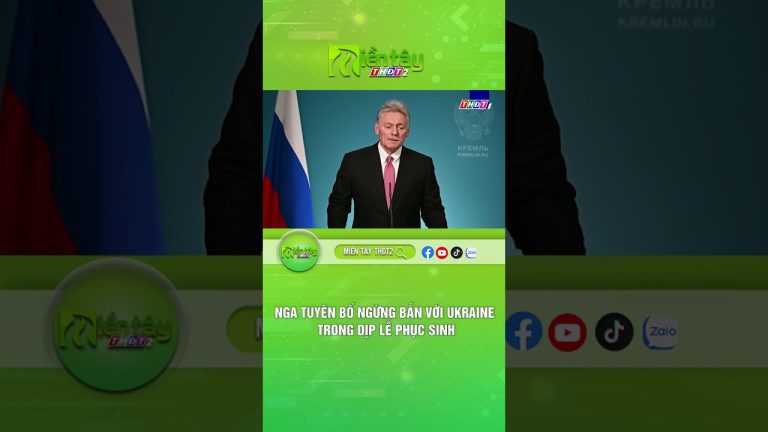La Russie annonce un cessez-le-feu avec l'Ukraine pour les fêtes de Pâques.