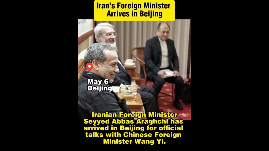 Le ministre des Affaires étrangères iranien en visite officielle en Chine pour des discussions bilatérales.