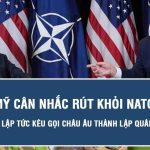 Les États-Unis envisagent de quitter l'OTAN, l'Espagne appelle à une armée européenne.