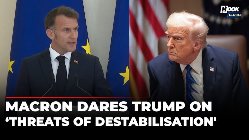 Macron appelle l'UE à réagir face aux nouvelles taxes douanières de Trump.