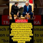 Macron propose une réforme du commerce de l'UE avec la création d'une "bazooka" commerciale.