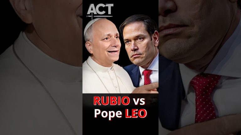 Marco Rubio s'exprime sur les rumeurs du Vatican avec le Pape Léon.