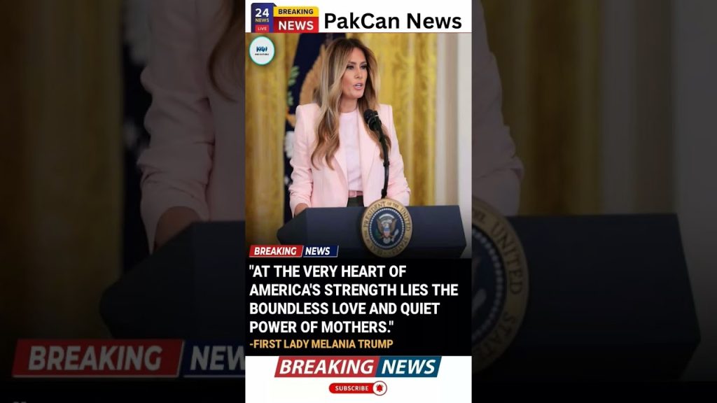 Melania Trump souligne l'importance des mères américaines dans une déclaration à la Maison Blanche