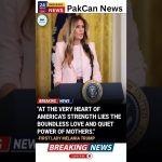 Melania Trump souligne l'importance des mères américaines dans une déclaration à la Maison Blanche