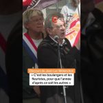 Mélenchon interpelle sur la liberté de refus des salariés face à leur patron, 1er Mai 2026.