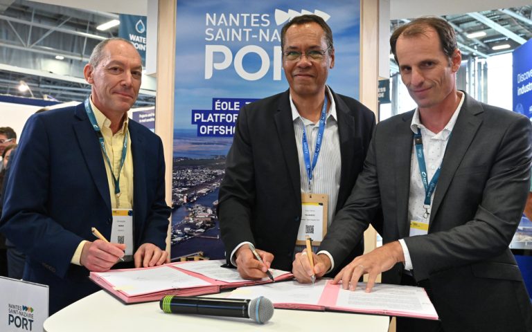 Nantes Saint Nazaire Port et Pennavel concluent un partenariat pour l&rsquo;éolien flottant