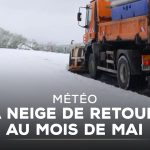Neige attendue en mai dans plusieurs régions de France, selon Météo France.