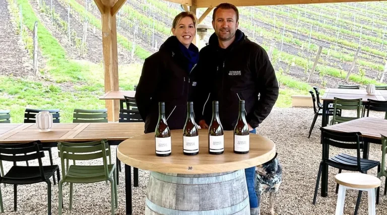 En Normandie, un domaine viticole prévoit de produire 40 000 bouteilles de vin.