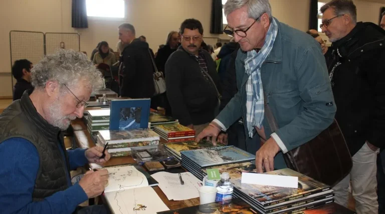 Régis Loisel, figure du renouveau, participe au festival de la bande dessinée de Flamanville.
