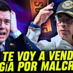 Petro met en garde Noboa sur la crise énergétique en Équateur
