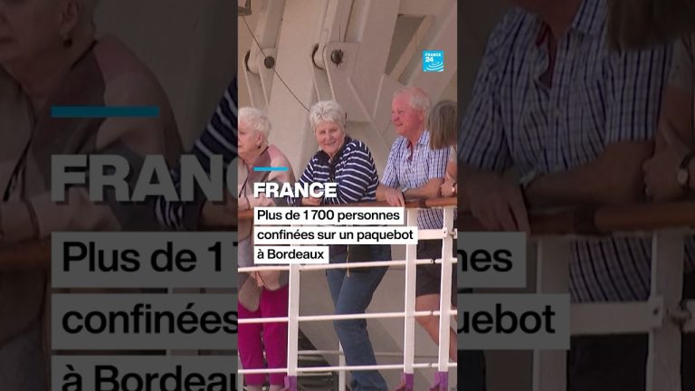 Plus de 1 700 personnes confinées sur un paquebot à Bordeaux en raison d'une alerte sanitaire