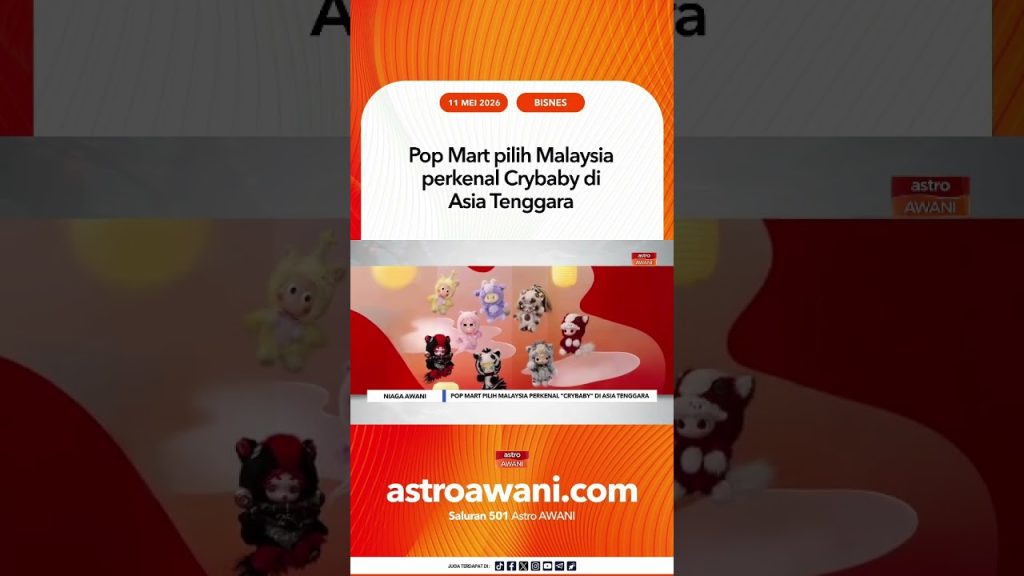 Pop Mart introduit la figurine Crybaby en Malaisie, élargissant son offre en Asie du Sud-Est.