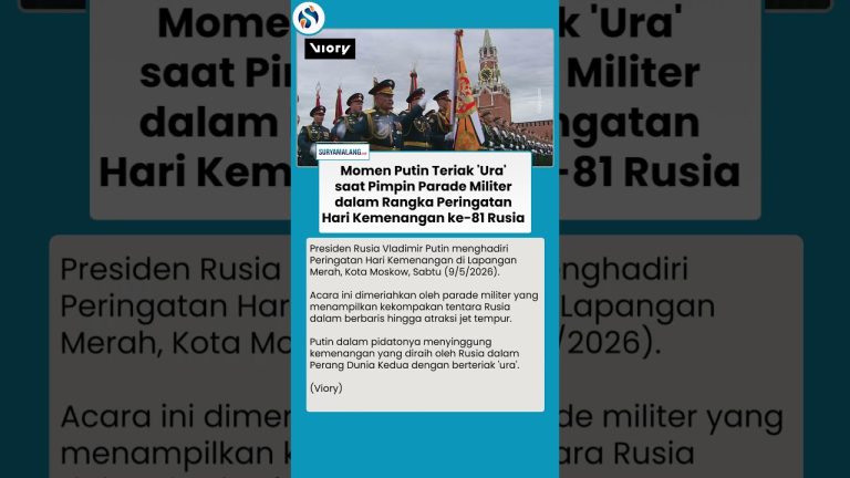Poutine assiste à un défilé militaire en Russie, mettant en avant la puissance militaire du pays.