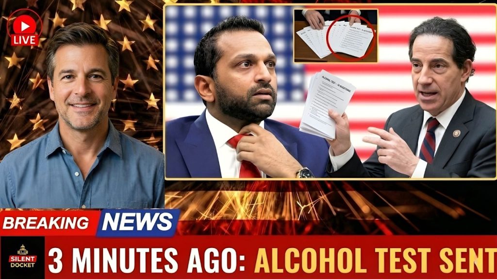 Raskin soumet Patel à un test d'alcool sous peine de parjure, le directeur du FBI refuse de signer