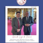 Échange institutionnel au Sénat entre Jean-Raphaël Notton et Olivier Cadic sur la politique française.