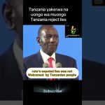 Ruto rejette les propositions de paix en Tanzanie, exacerbant les tensions politiques en Afrique.