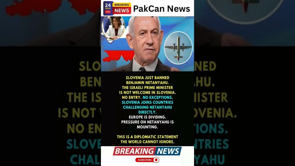 Slovénie interdit Netanyahu en raison de tensions diplomatiques croissantes
