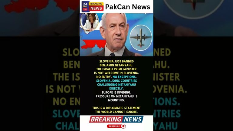 Slovénie interdit Netanyahu en raison de tensions diplomatiques croissantes