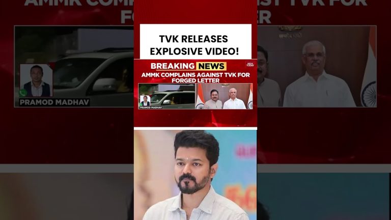 Tensions au Tamil Nadu : la polémique des lettres de soutien entre TVK et AMMK s'intensifie.