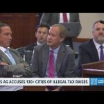 Texas AG Paxton accuse plus de 130 villes d'augmentations fiscales illégales.