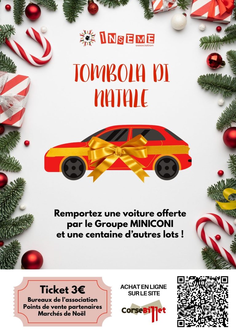 Tombola de Noël 2025 : un événement solidaire organisé par des associations locales en France.