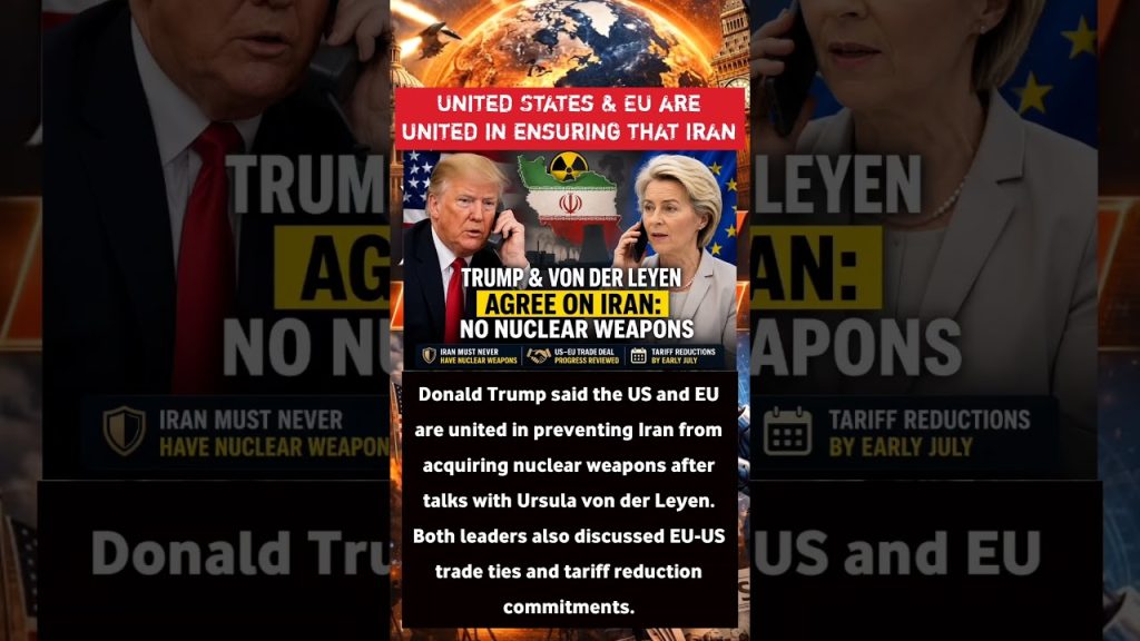 Trump et l'UE mettent en garde l'Iran et les États-Unis sur les tensions croissantes.